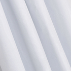 Cortina Blackout Lava Fácil Fundo Cinza Branca 2,80x1,50m 2 Folhas Marka Têxtil