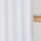 Cortina Blackout Lava Fácil Fundo Cinza Branca 2,80x1,80m 2 Folhas Marka Têxtil