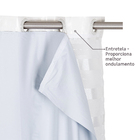 Cortina Blackout Lava Fácil Suprema Branca 2,80x2,30m 2 Folhas Marka Têxtil