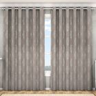 Cortina Blackout Medalhão - 2,90m x 1,70m - Marrom - P/ Varão