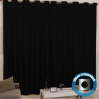 Cortina Blackout Para Sala Preta Varão 2m Cotex