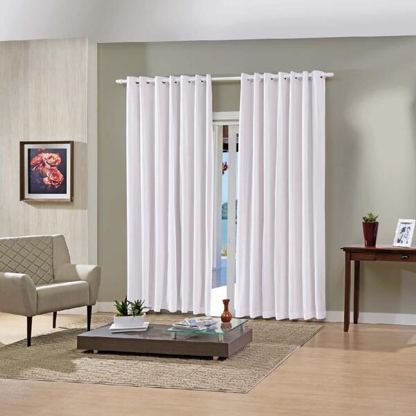Cortina Blackout Para Sala Quarto Lisa Slim 2,00m X 1,60m