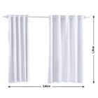 Cortina Blackout PVC Branca 2,60x1,70m