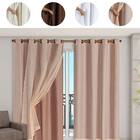 Cortina Blackout Pvc Com Voil Tecido 2,8 M X 1,6 M  - Casa Do