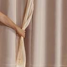 Cortina Blackout Pvc Com Voil Tecido 2,8 M X 1,6 M  - Casa Do