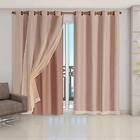 Cortina Blackout Pvc Com Voil Tecido 2,8 M X 1,6 M  - Casa Do