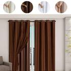 Cortina Blackout Pvc Com Voil Tecido 4,0 M X 2,5 M  - Casa Do