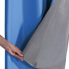 Cortina Blackout Pvc Corta 100 % A Luz 2,80 M X 2,30 M Azul