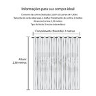 Cortina Blackout Pvc Corta 100 % A Luz 2,80 M X 2,30 M Azul