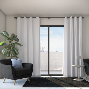 cortina blackout pvc e voil color branca 2 80x2 40m