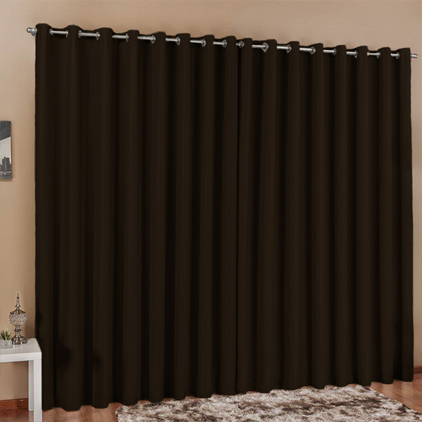 Cortina Blackout Quarto E Sala Casen Tabaco 4m
