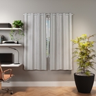 Cortina Blackout Rústica Cinza 1,40x1,80m 1 Folha Marka Têxtil