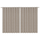 Cortina Blackout Rústico Bege 5,40x2,60m 2 Folhas Dahruj