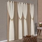 Cortina Blackout Styllus Chocolate C/ Voil 4 00m X 2 70m - Co