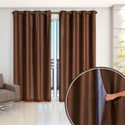 Cortina Blackout Tabaco Com Voil 2,80m X 2,30m Ideal Para Var