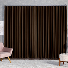 Cortina Blackout Tecido 3,00x2,50 Para Trilho Suíço Marrom-es