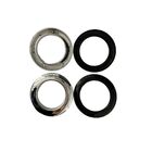 Cortina Blackout Tecido 300x230 Ilhós Cromado Admirare - Cinz