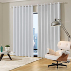 Cortina Blackout Tecido 400x250 Ilhós Cromado Admirare - Bran