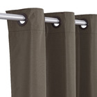 Cortina Blackout Tecido Microfibra Khaki 2,80X1,80