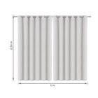 Cortina Blackout Vitale Bege 4,00x2,50m 2 Folhas Belchior