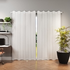 Cortina Blackout Voil Colors Branca 4,00x2,60m 2 Folhas Marka Têxtil