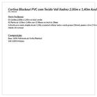 Cortina Blackout Voil Xadrez 2,00 M X 1,40 M Marinho