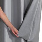 Cortina Blackout Voil Xadrez 2,80 M X 1,60 M Cinza