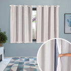 Cortina Blecaute Cinza Com Voil 2,00m X 1,40m Ideal Para Varã