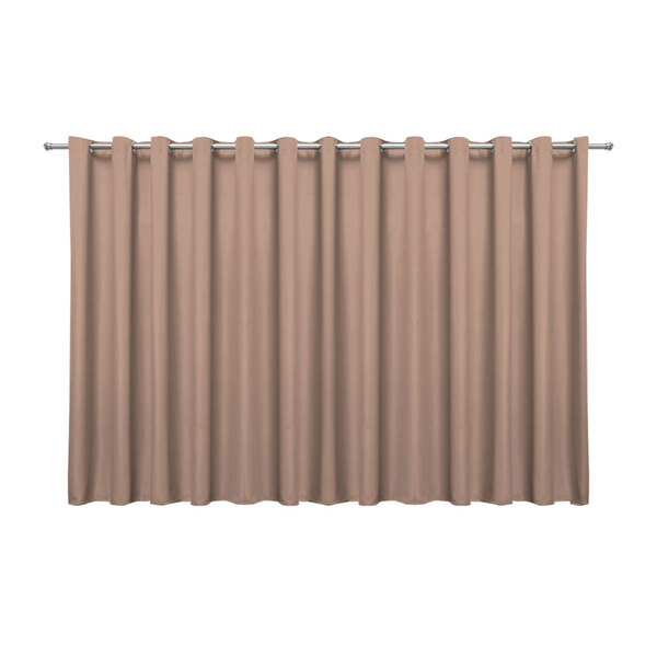 Cortina Blecaute De Tecido Avelã 6,00m X 2,70m 95% De Corta L