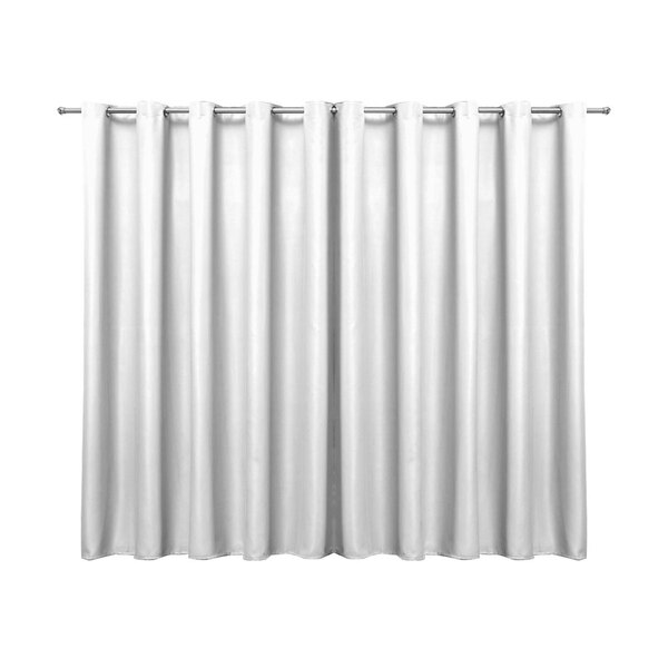 Cortina Blecaute De Tecido Branca 2,70m X 1,80m 95% De Corta