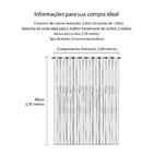 Cortina Blecaute De Tecido Palha 3,00m X 2,70m 95% De Corta L