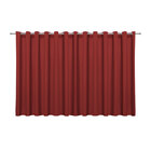 Cortina Blecaute De Tecido Vermelha 5,00m X 2,70m 75% De Cort