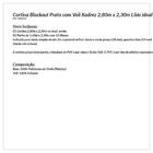 Cortina Blecaute Lilás Com Voal Xadrez Corta Luz 100% 2,80m X