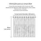 Cortina Blecaute Lilás Com Voil 2,80m X 1,60m Ideal Para Varã