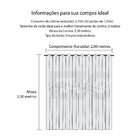 Cortina Blecaute Tecido Avelã 2,70m X 2,30m Corta Luz 80% Ide