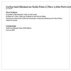 Cortina Blecaute Tecido Preta 2,70m X 1,60m Corta Luz 80% Ide