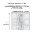 Cortina Blecaute Tecido Preta 2,70m X 1,60m Corta Luz 80% Ide