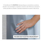 Cortina Blecaute Vermelha Com Voil 2,00m X 1,40m Ideal Para V