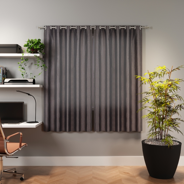 Cortina Blend Bege 3,00x1,70m 2 Folhas Bella Janela