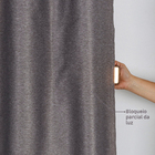 Cortina Blend Bege 3,00x1,70m 2 Folhas Bella Janela