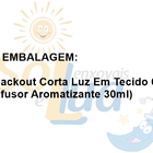 Cortina Block 6 Metros Blecaute Corta Luz Blackout Tecido - C