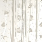 Cortina Box Antimofo Pvc 198x180cm C/ Ganchos Conchas