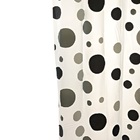 Cortina Box Para Banheiro Peva Impermeável Bolas 180x160cm -