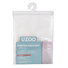 Cortina para Box Polietileno Flores 1,60x1,80m Bella Casa