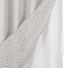 Cortina Brisa com Forro Cinza 2,60x1,80m 2 Folhas Belchior