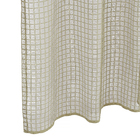 Cortina Búzios Ilhós Marrom 2,10x2,50m 1 Folhas Bella Janela