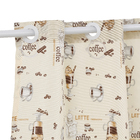 Cortina Capuccino Bege Vem com 2 Folhas de 1,00x1,20m