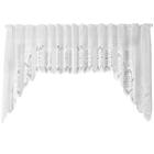 Cortina Cascata Clássica Arabescos 3x1m Bandô Para Janela De