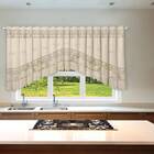 Cortina Cascata Em Renda Portuguesa 3 00x1 00m Interlar - Bege