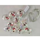 Cortina Cascata Noel Bolas Quente 160l Biv 3m Decoração Ilumi